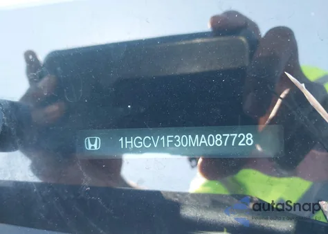 2021 Honda Accord Sport from USA, damaged, VIN 1HGCV1F30MA087728